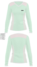 Iraq 35694078 Women's Long Sleeve V-neck Shirt - 26
