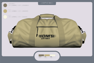 Duffle Bag, IDMT, Air Force, Teamtime, Team time, sublimation, custom sports apparel, team uniforms, spirit wear, spiritwear, sports uniforms, custom shirts, team store, custom team store, fundraiser sports, apparel fundraiser