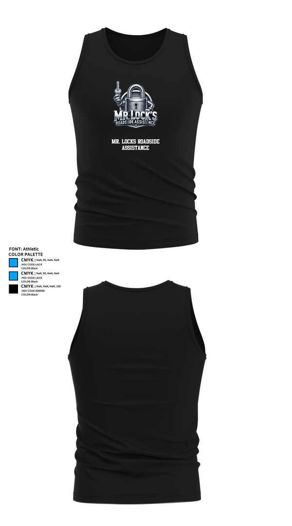 Tank Top, MR. Locks RoadSide Assistance, , Teamtime, Team time, sublimation, custom sports apparel, team uniforms, spirit wear, spiritwear, sports uniforms, custom shirts, team store, custom team store, fundraiser sports, apparel fundraiser