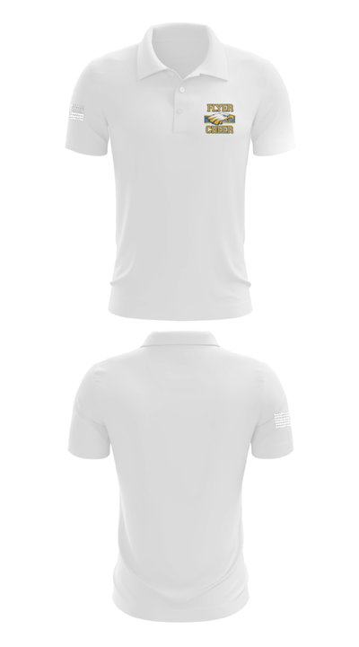 Franklin County High School Cheer 12628836 Short Sleeve Performance Polo - 9