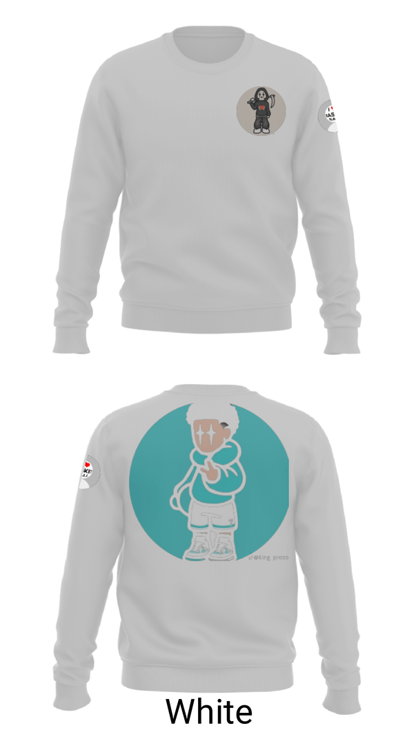 Crew Neck Sweatshirt, T-Rex’s, Men's Basketball, Teamtime, Team time, sublimation, custom sports apparel, team uniforms, spirit wear, spiritwear, sports uniforms, custom shirts, team store, custom team store, fundraiser sports, apparel fundraiser