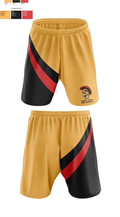 Sparta Youth Hockey Association 83009152 Athletic Shorts With Pockets - 1