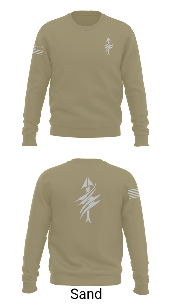 Crew Neck Sweatshirt, 3rd Battalion 2nd Marines Scout Sniper Platoon, Marines, Teamtime, Team time, sublimation, custom sports apparel, team uniforms, spirit wear, spiritwear, sports uniforms, custom shirts, team store, custom team store, fundraiser sports, apparel fundraiser