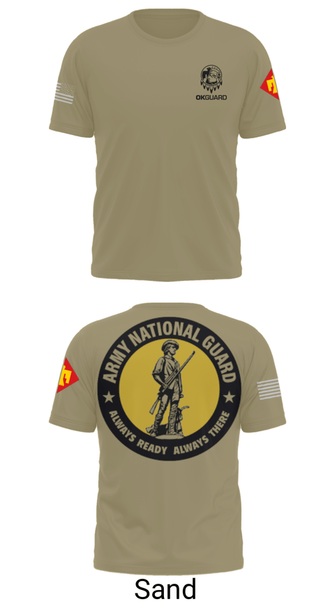 Short Sleeve Performance Shirt, Recruiting & Retention Battalion, National Guard, Teamtime, Team time, sublimation, custom sports apparel, team uniforms, spirit wear, spiritwear, sports uniforms, custom shirts, team store, custom team store, fundraiser sports, apparel fundraiser