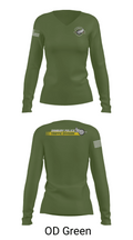 Danbury Police Traffic Unit 20625230 Women's Long Sleeve V-neck Shirt - 54