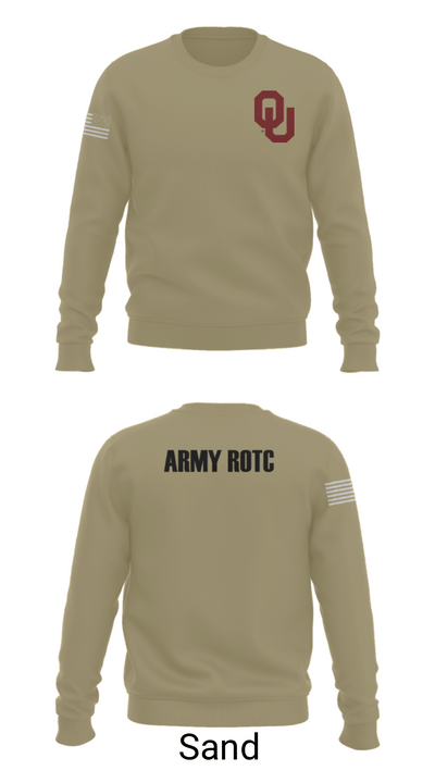 OU Army ROTC 95723228 Crew Neck Sweatshirt - 85