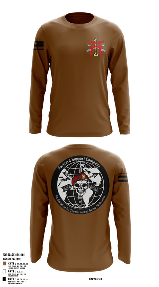 Long Sleeve Performance Shirt, FSC 1-1SFG, Army, Teamtime, Team time, sublimation, custom sports apparel, team uniforms, spirit wear, spiritwear, sports uniforms, custom shirts, team store, custom team store, fundraiser sports, apparel fundraiser