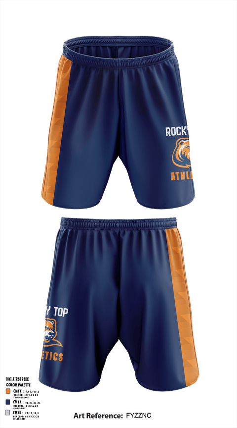 Athletic Shorts With Pockets, Rocky Top MS, Spirit Store, Teamtime, Team time, sublimation, custom sports apparel, team uniforms, spirit wear, spiritwear, sports uniforms, custom shirts, team store, custom team store, fundraiser sports, apparel fundraiser