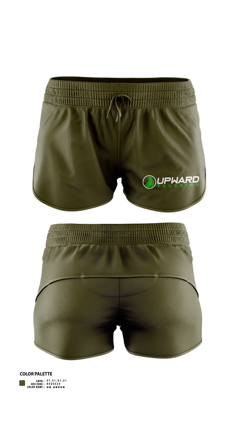 Womens Shorts, Upward Trucking, , Teamtime, Team time, sublimation, custom sports apparel, team uniforms, spirit wear, spiritwear, sports uniforms, custom shirts, team store, custom team store, fundraiser sports, apparel fundraiser