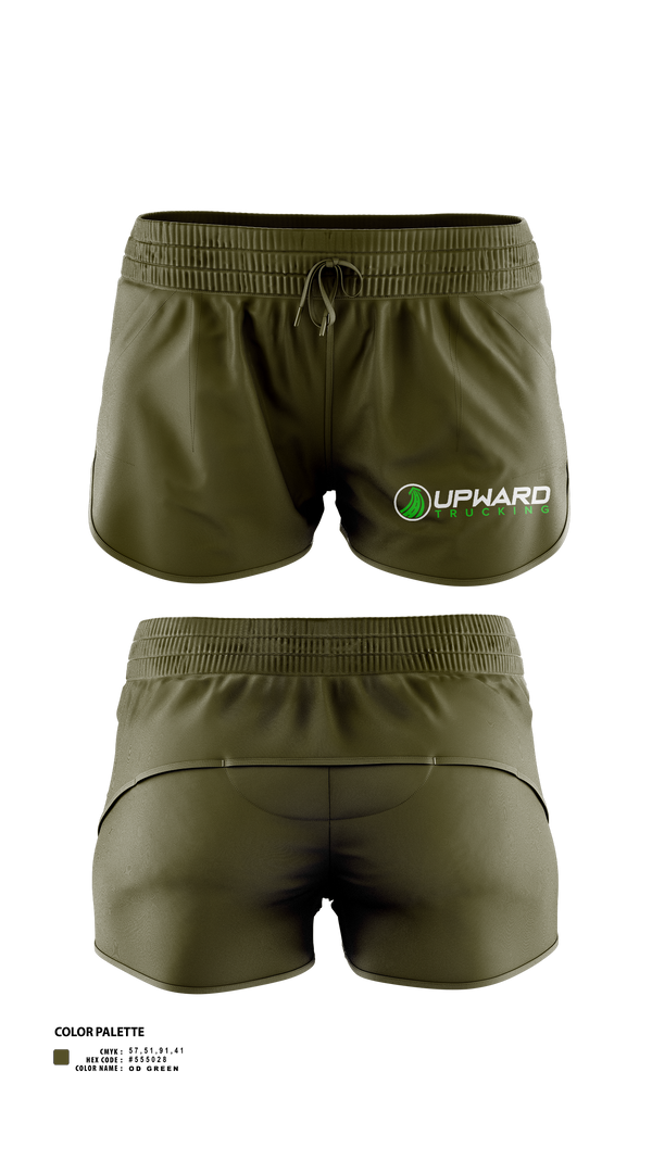 Womens Shorts, Upward Trucking, , Teamtime, Team time, sublimation, custom sports apparel, team uniforms, spirit wear, spiritwear, sports uniforms, custom shirts, team store, custom team store, fundraiser sports, apparel fundraiser