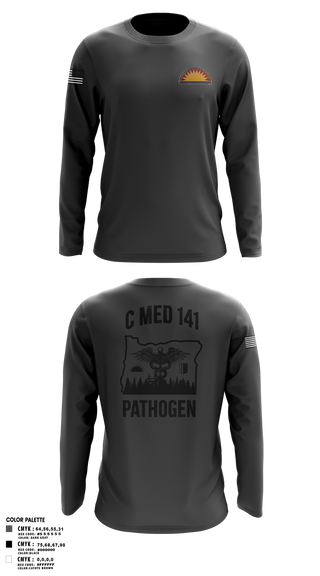 Long Sleeve Performance Shirt, C Med, National Guard, Teamtime, Team time, sublimation, custom sports apparel, team uniforms, spirit wear, spiritwear, sports uniforms, custom shirts, team store, custom team store, fundraiser sports, apparel fundraiser