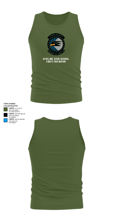 Sunlake High School Cadet Squadron 6161246 Tank Top - 59
