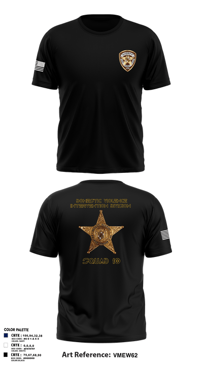 Domestic violence intervention division, 77252950 Short Sleeve Performance Shirt - 3