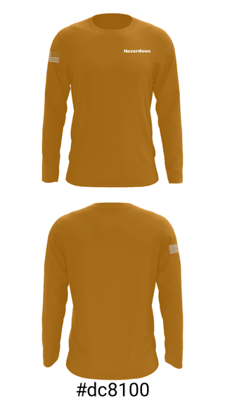 Long Sleeve Performance Shirt, Hazardous, , Teamtime, Team time, sublimation, custom sports apparel, team uniforms, spirit wear, spiritwear, sports uniforms, custom shirts, team store, custom team store, fundraiser sports, apparel fundraiser