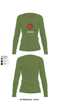 264 EN CO 72405798 Women's Long Sleeve V-neck Shirt - 42