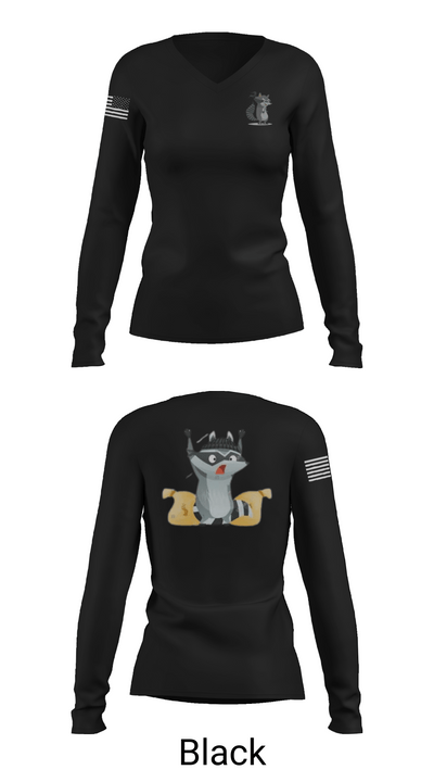 2-2 B Co. 61731928 Women's Long Sleeve V-neck Shirt - 37