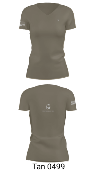 Womens Short Sleeve Vneck Shirt, Fargo PD CMT, Police, Teamtime, Team time, sublimation, custom sports apparel, team uniforms, spirit wear, spiritwear, sports uniforms, custom shirts, team store, custom team store, fundraiser sports, apparel fundraiser