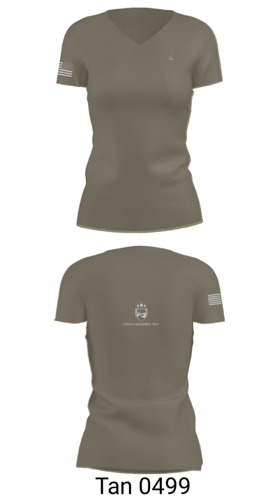 Fargo PD CMT 18649595 Women's Short Sleeve V-neck Shirt - 65