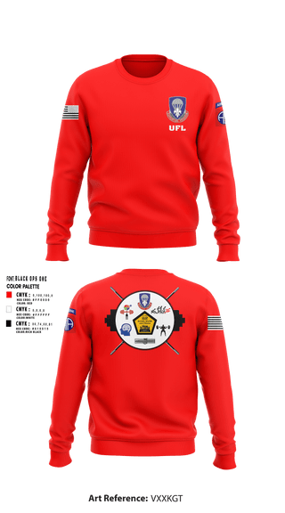 Crew Neck Sweatshirt, 82nd ADSB H2F, Army, Teamtime, Team time, sublimation, custom sports apparel, team uniforms, spirit wear, spiritwear, sports uniforms, custom shirts, team store, custom team store, fundraiser sports, apparel fundraiser