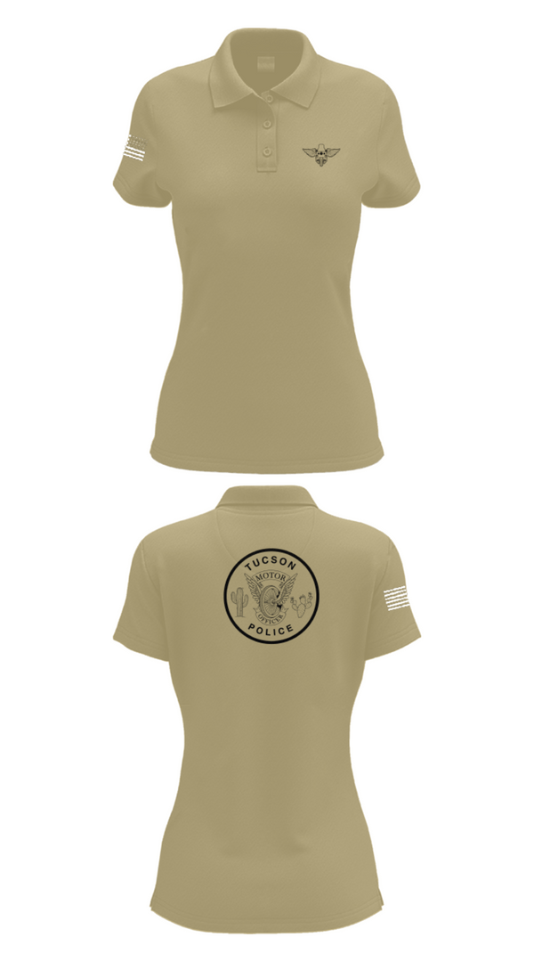 Women's Short Sleeve Performance Polo, TPD MOTOR UNIT, Police, Teamtime, Team time, sublimation, custom sports apparel, team uniforms, spirit wear, spiritwear, sports uniforms, custom shirts, team store, custom team store, fundraiser sports, apparel fundraiser