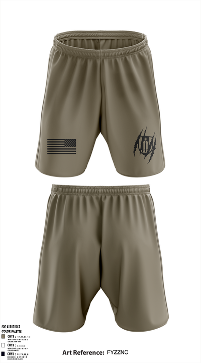 304th EN CO Athletic Shorts With Pockets - 2