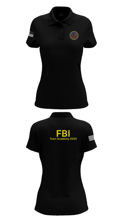 FBI Citizens Academy 38142590 Women's Short Sleeve Performance Polo  - 36