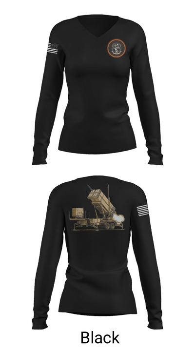 Bravo 5-7 ADA 95046611 Women's Long Sleeve V-neck Shirt - 37