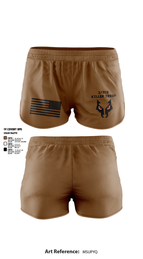 Ranger Panties, 3/2CR Killer Troop, Army, Teamtime, Team time, sublimation, custom sports apparel, team uniforms, spirit wear, spiritwear, sports uniforms, custom shirts, team store, custom team store, fundraiser sports, apparel fundraiser