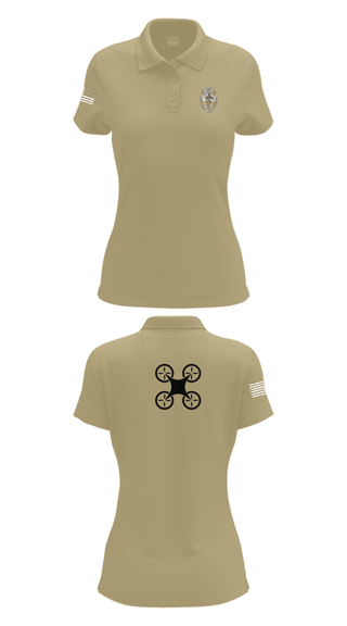 Womens Short Sleeve Performance Polo, UAS Pilot, Police, Teamtime, Team time, sublimation, custom sports apparel, team uniforms, spirit wear, spiritwear, sports uniforms, custom shirts, team store, custom team store, fundraiser sports, apparel fundraiser