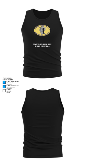 Tank Top, Timberlake Senior High School Volleyball, Women's Volleyball, Teamtime, Team time, sublimation, custom sports apparel, team uniforms, spirit wear, spiritwear, sports uniforms, custom shirts, team store, custom team store, fundraiser sports, apparel fundraiser