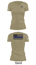 NAVAL SUPPORT ACTIVITY BETHESDA SECURITY FORCES 28838405 Women's Short Sleeve V-neck Shirt - 84