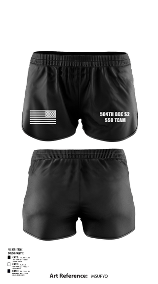 Ranger Panties, 504th BDE S2 SSO Team, Army, Teamtime, Team time, sublimation, custom sports apparel, team uniforms, spirit wear, spiritwear, sports uniforms, custom shirts, team store, custom team store, fundraiser sports, apparel fundraiser