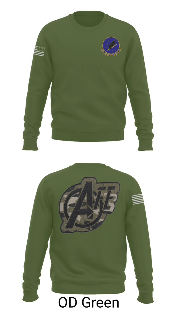 Crew Neck Sweatshirt, 509 OSS, Air Force, Teamtime, Team time, sublimation, custom sports apparel, team uniforms, spirit wear, spiritwear, sports uniforms, custom shirts, team store, custom team store, fundraiser sports, apparel fundraiser