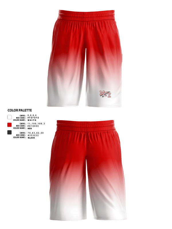 Womens Basketball Shorts, Mount Zion Junior High School Basketball, Women's Basketball, Teamtime, Team time, sublimation, custom sports apparel, team uniforms, spirit wear, spiritwear, sports uniforms, custom shirts, team store, custom team store, fundraiser sports, apparel fundraiser