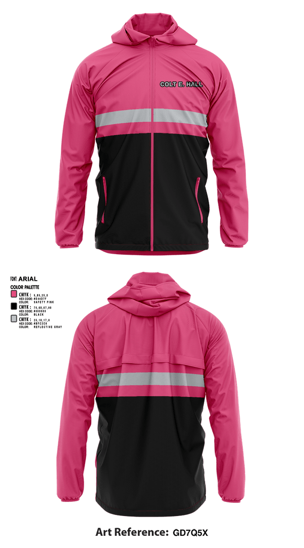 Windbreaker, COLT E. HALL, , Teamtime, Team time, sublimation, custom sports apparel, team uniforms, spirit wear, spiritwear, sports uniforms, custom shirts, team store, custom team store, fundraiser sports, apparel fundraiser