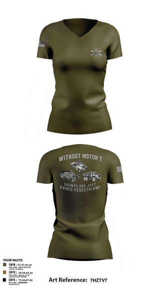 Women's Short Sleeve Vneck Shirt, Storm Breaker’s, Marines, Teamtime, Team time, sublimation, custom sports apparel, team uniforms, spirit wear, spiritwear, sports uniforms, custom shirts, team store, custom team store, fundraiser sports, apparel fundraiser