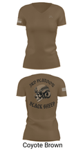 3rd PLT Black Sheep 32884167 Women's Short Sleeve V-neck Shirt - 8