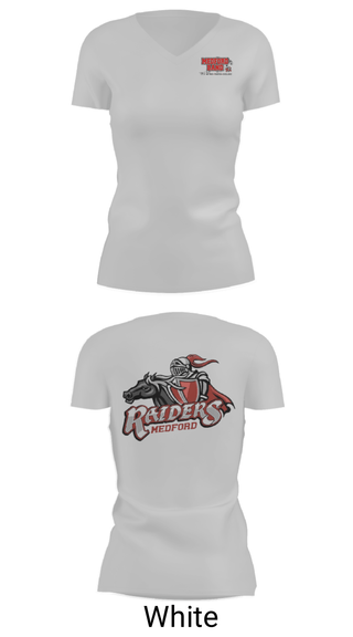 Womens Short Sleeve Vneck Shirt, Medford Area Senior High School Band, Spirit Store, Teamtime, Team time, sublimation, custom sports apparel, team uniforms, spirit wear, spiritwear, sports uniforms, custom shirts, team store, custom team store, fundraiser sports, apparel fundraiser