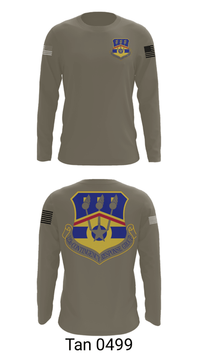 123d Contingency Response Group 43251587 Long Sleeve Performance Shirt - 37