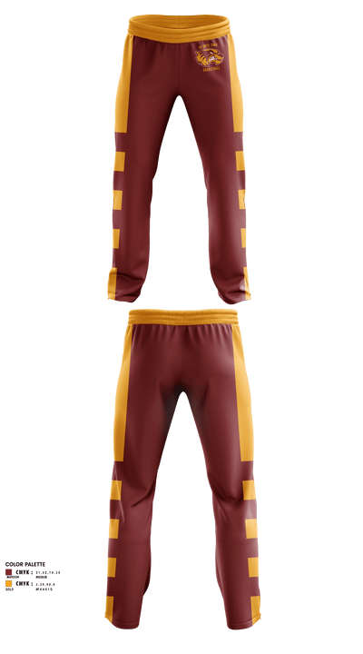 Au Gres-Sims High School Basketball 7480620 Sweatpants - 1