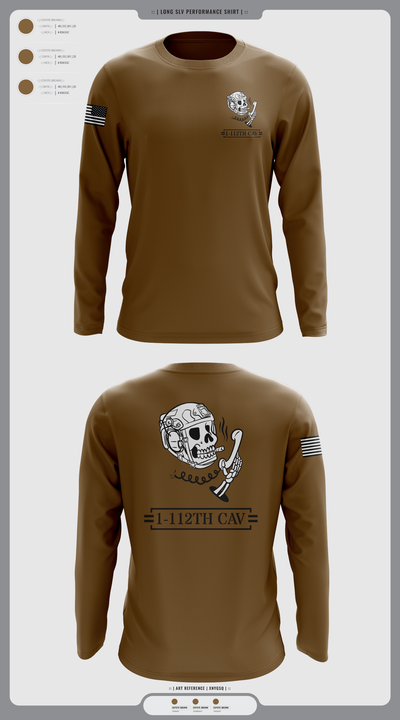 1-112th cav 83477294 Long Sleeve Performance Shirt 1