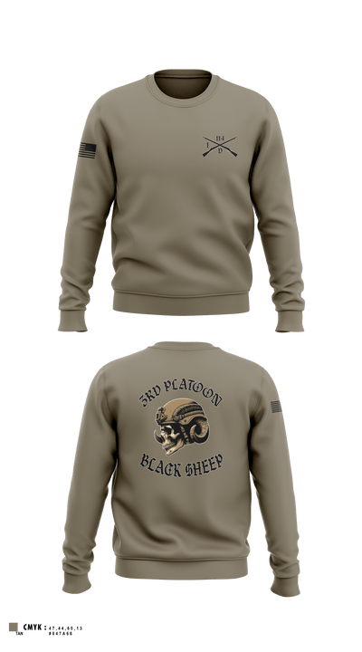 3rd PLT Black Sheep 32884167 Crew Neck Sweatshirt - 82