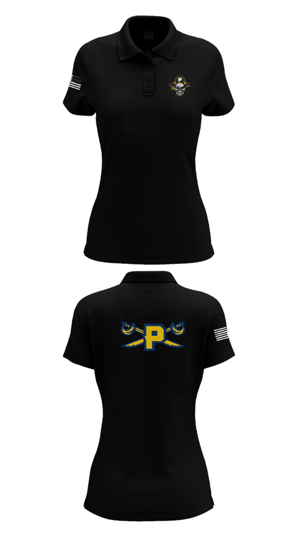 Women's Short Sleeve Performance Polo, Paul Public Charter School (High School) Football, Football, Teamtime, Team time, sublimation, custom sports apparel, team uniforms, spirit wear, spiritwear, sports uniforms, custom shirts, team store, custom team store, fundraiser sports, apparel fundraiser
