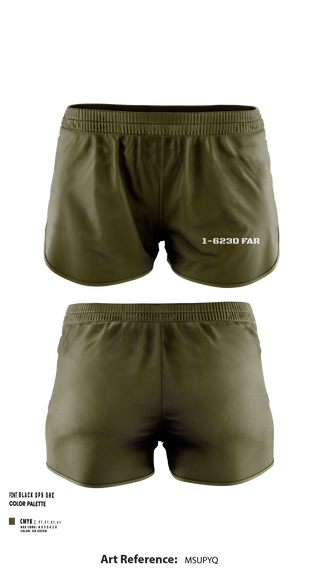 Ranger Panties, 1/623rd FAR1-623D FAR, National Guard, Teamtime, Team time, sublimation, custom sports apparel, team uniforms, spirit wear, spiritwear, sports uniforms, custom shirts, team store, custom team store, fundraiser sports, apparel fundraiser