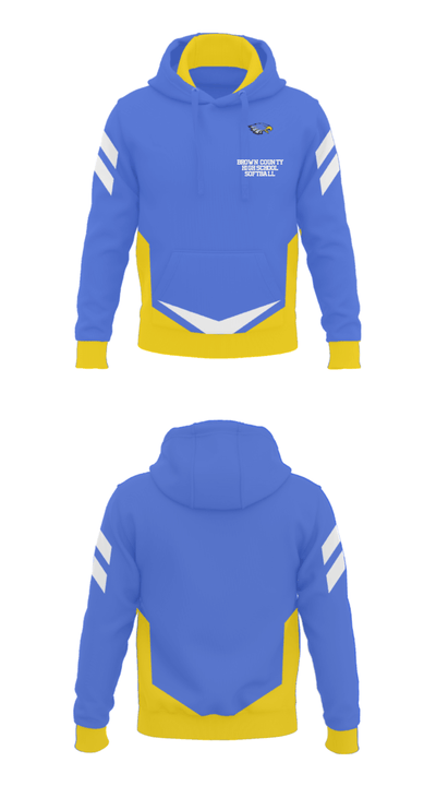 Brown County High School Softball 8213563 Hoodie - 24
