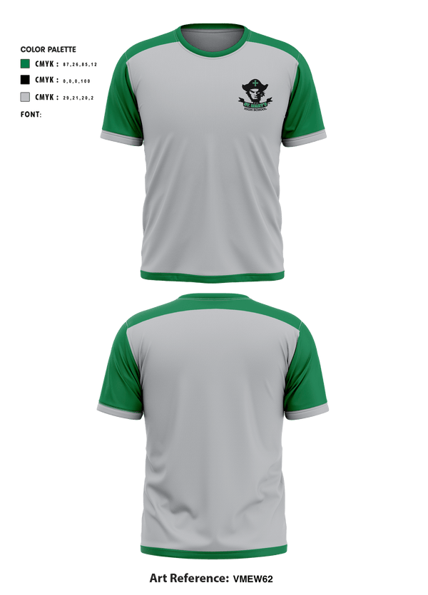Short Sleeve Performance Shirt, Saint Mary's High School Basketball, Women's Basketball, Teamtime, Team time, sublimation, custom sports apparel, team uniforms, spirit wear, spiritwear, sports uniforms, custom shirts, team store, custom team store, fundraiser sports, apparel fundraiser