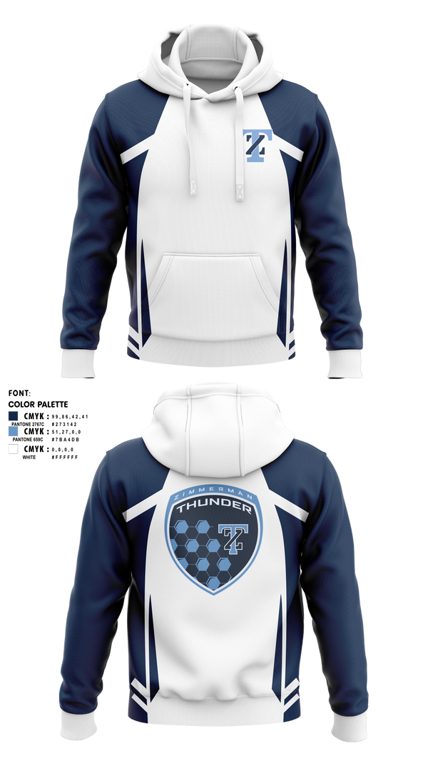 Hoodie, THUNDER, Men's Soccer, Teamtime, Team time, sublimation, custom sports apparel, team uniforms, spirit wear, spiritwear, sports uniforms, custom shirts, team store, custom team store, fundraiser sports, apparel fundraiser