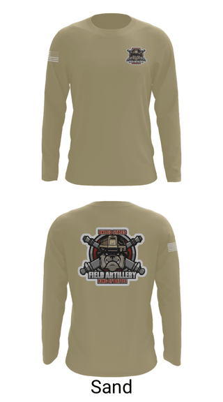 Long Sleeve Performance Shirt, Bravo Battery, Army, Teamtime, Team time, sublimation, custom sports apparel, team uniforms, spirit wear, spiritwear, sports uniforms, custom shirts, team store, custom team store, fundraiser sports, apparel fundraiser