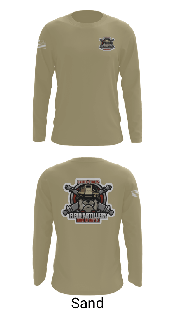 Long Sleeve Performance Shirt, Bravo Battery, Army, Teamtime, Team time, sublimation, custom sports apparel, team uniforms, spirit wear, spiritwear, sports uniforms, custom shirts, team store, custom team store, fundraiser sports, apparel fundraiser