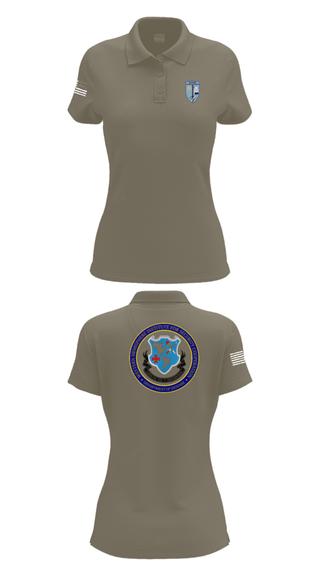 Womens Short Sleeve Performance Polo, WHINSEC, Army, Teamtime, Team time, sublimation, custom sports apparel, team uniforms, spirit wear, spiritwear, sports uniforms, custom shirts, team store, custom team store, fundraiser sports, apparel fundraiser